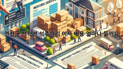 연천군 백학면 석주원리 이사 비용, 얼마나 들까요?